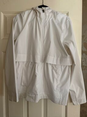 lululemon athletica White Lightweight Hooded Jacket